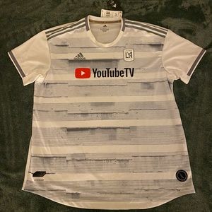 LA FOOTBALL CLUB adidas mens 2XL YouTube Jersey Shirt NWT